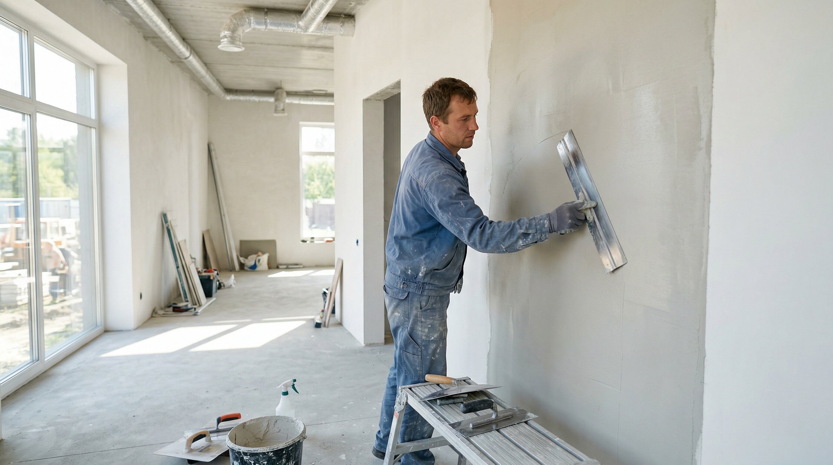 Tynki wewnętrzne cementowo-wapienne i gipsowe - porównanie i wybór odpowiedniego rodzaju tynku